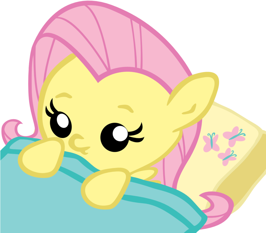 Baby Fluttershy Vector By - Fluttershy As A Baby (900x977)