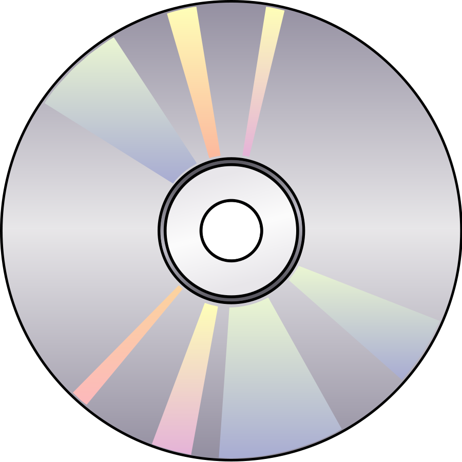Compact Disk 05 Free Vector - Compact Disk Clipart (900x900)