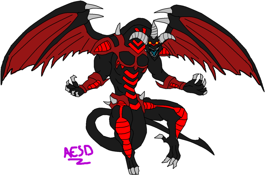 Red Eyes Clipart Demonic - Dragon Demons (900x647)