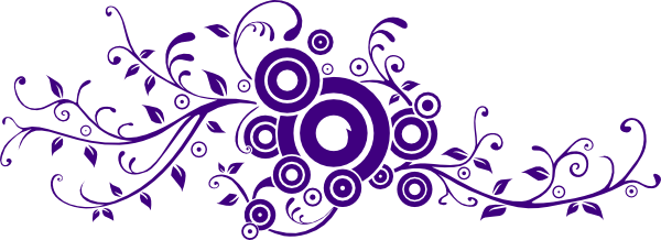 Flower Swirl Vector Png (600x218)