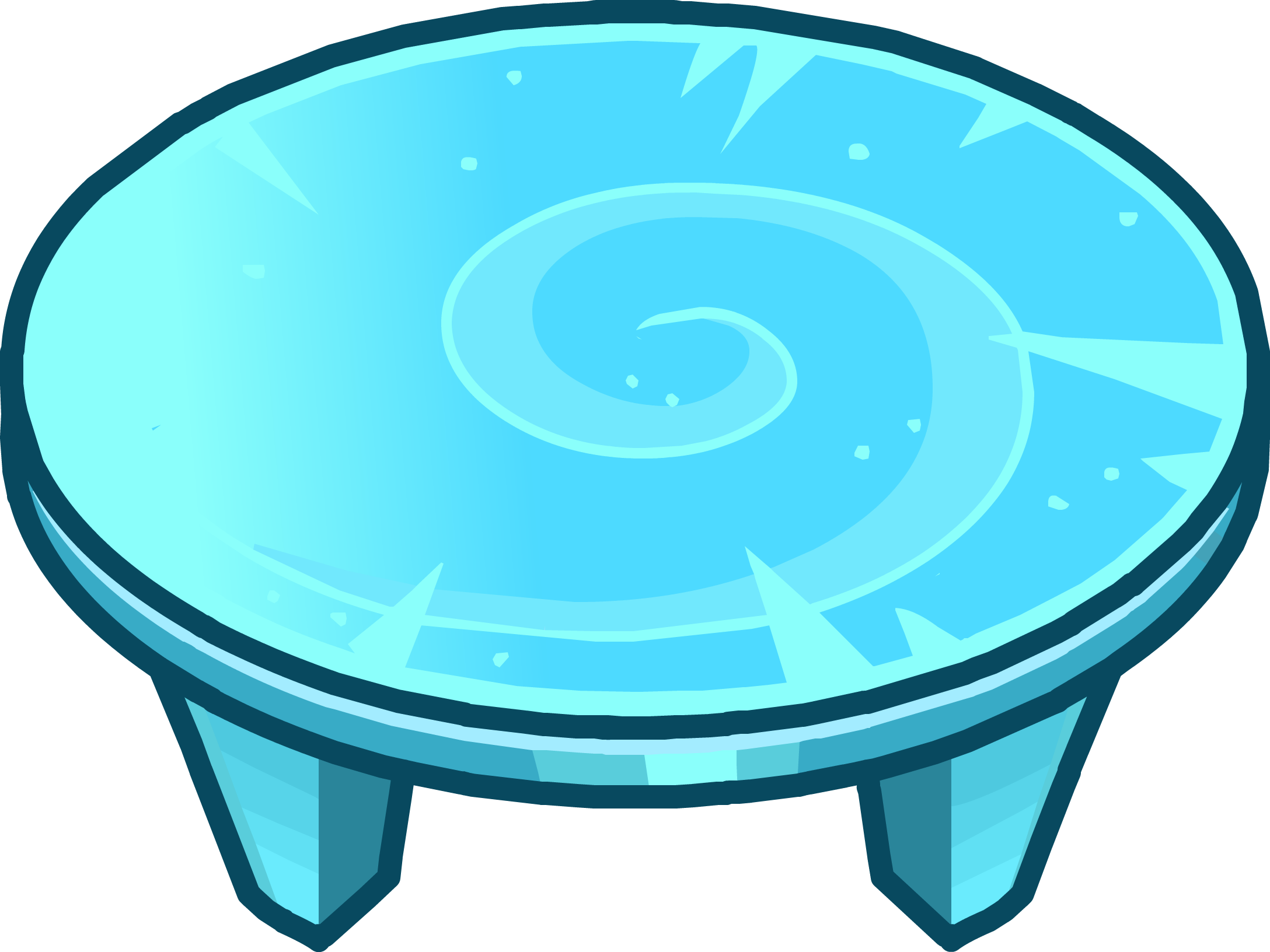 Ice Coffee Table Icon - Coffee Table (2176x1632)