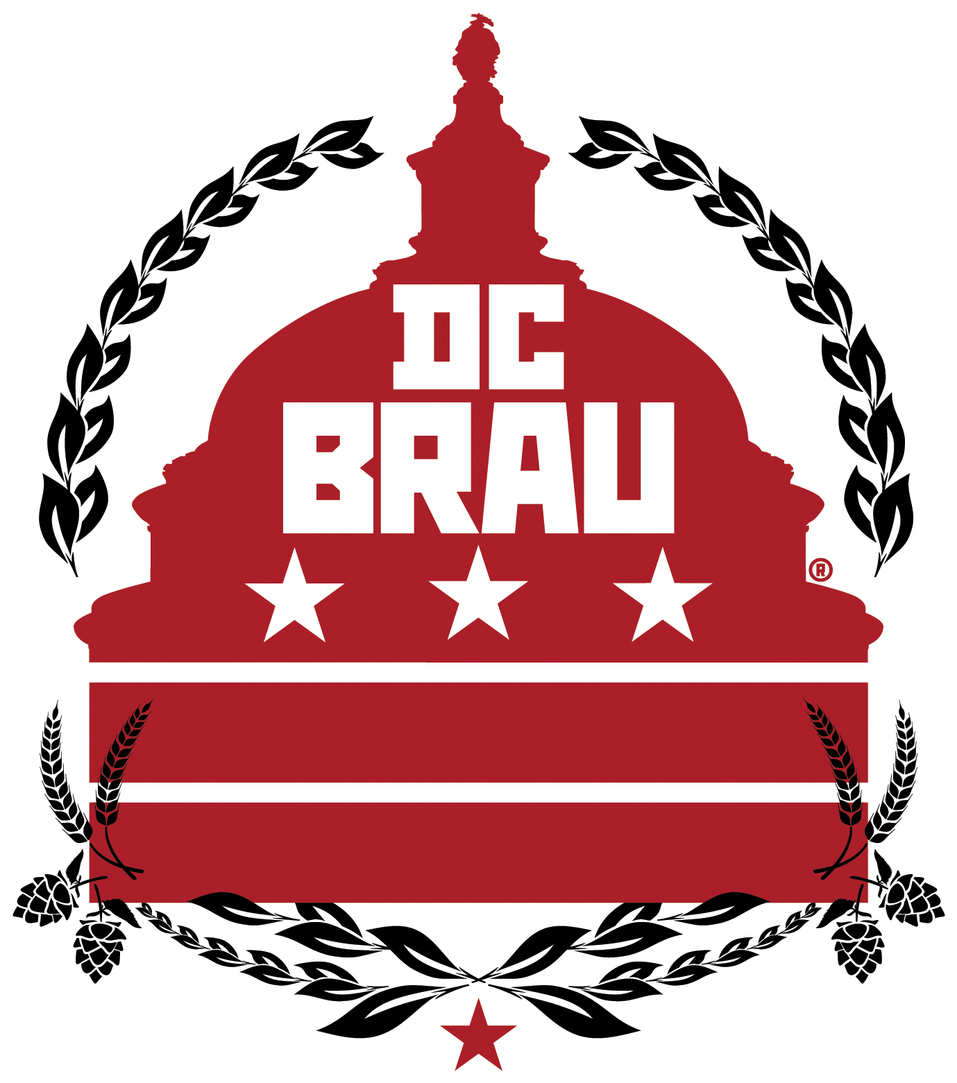 March 1 Vintage Game Night Is Sponsored By Dc Brau - Dc Brau Brewery Logo (1542x1626)