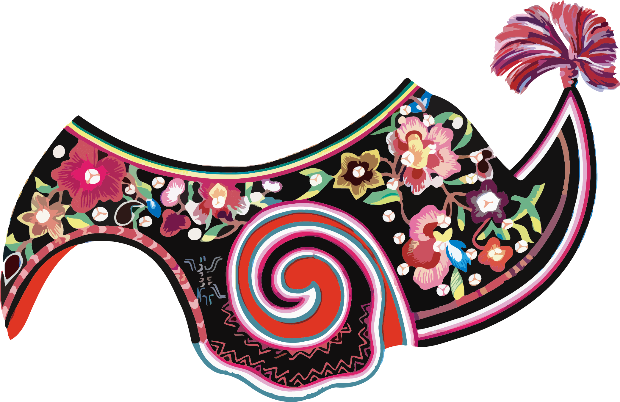 Folk Costume Ethnische Minderheit Designer Clip Art - Folk Costume Ethnische Minderheit Designer Clip Art (2084x1352)