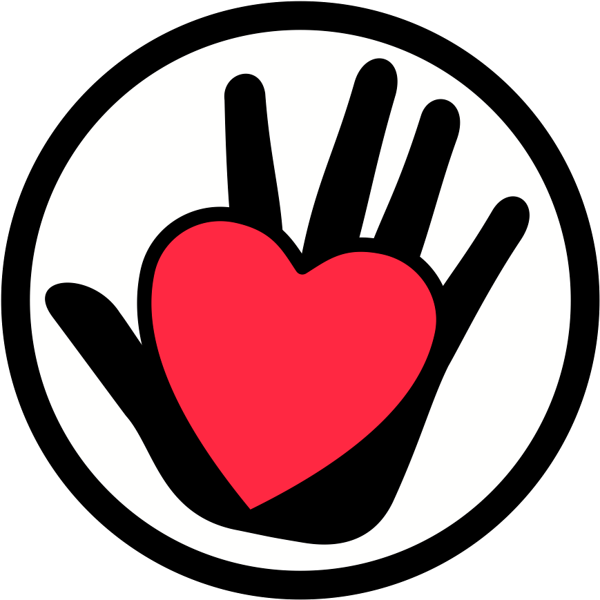 Heart Hand Icon - Hate Valentines Day (876x876)