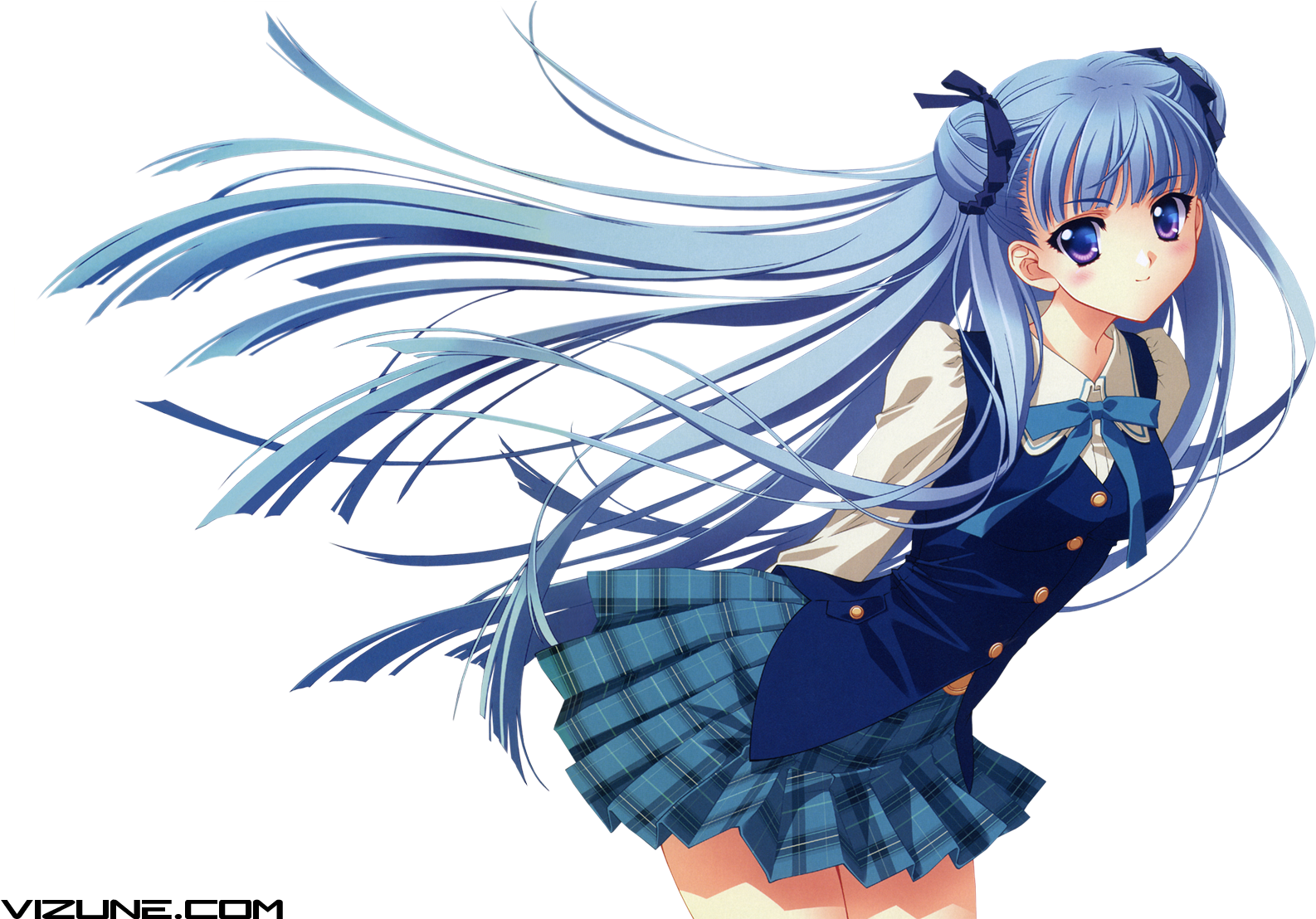 Sasuke Uchiha Para-sol Anime Trinoline Wallpaper - Manga Fille Cheveux Bleu (1600x1107)