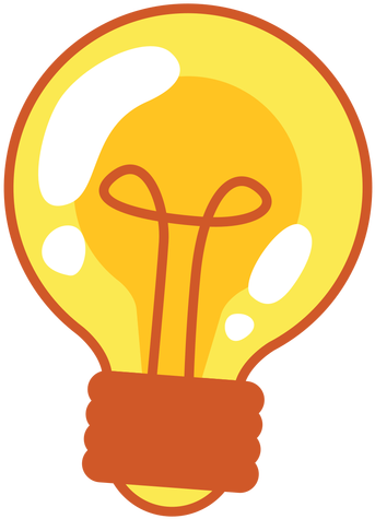 Light Bulb Cartoon Transparent Png - Cartoon Light Bulb Transparent (512x512)