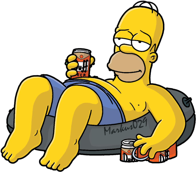 Heroes - Homer Simpson Transparent Png (900x894)