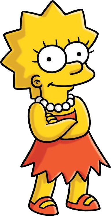 Lisa Simpson Png - Simpsons Lisa (384x743)
