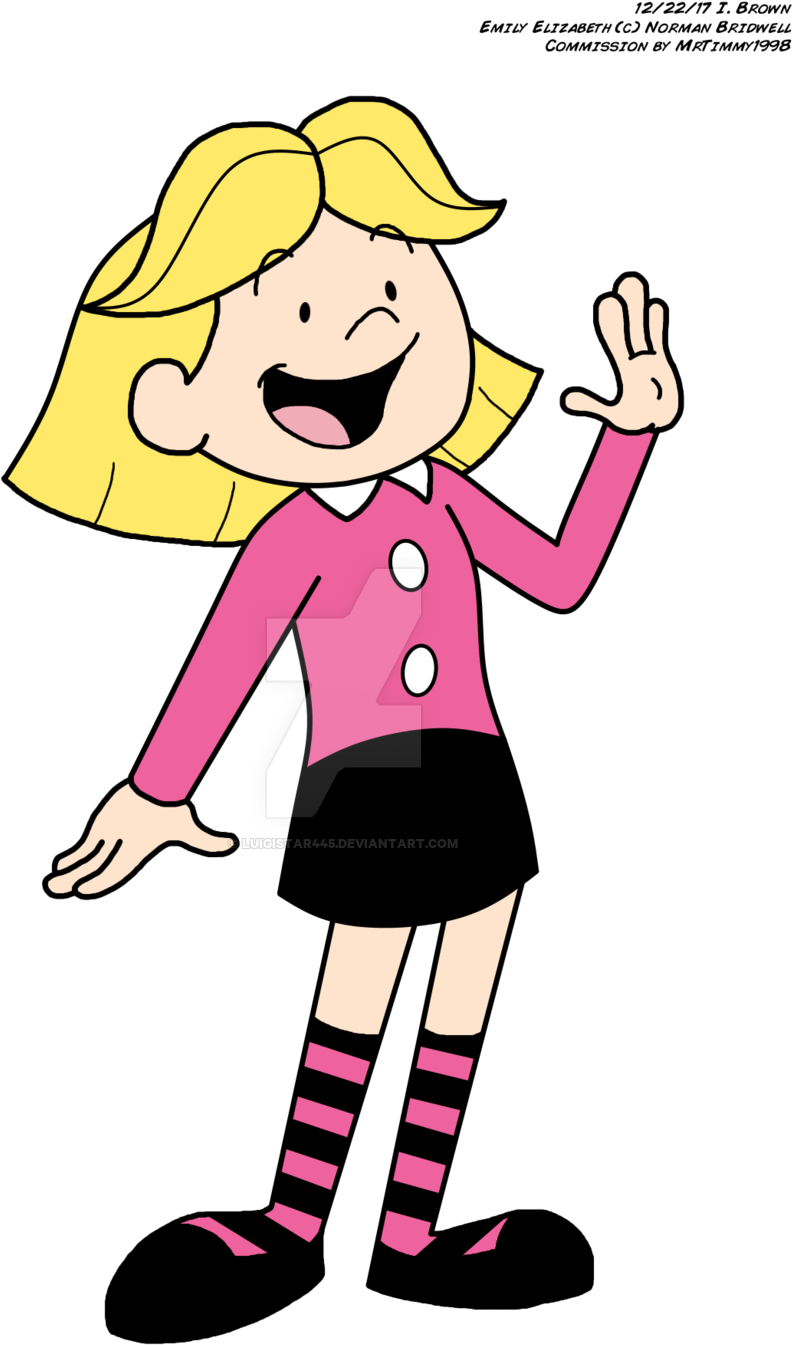 Clifford The Big Red Dog Emily Elizabeth Drawing Clip - Clifford The Big Red Dog (900x1387)