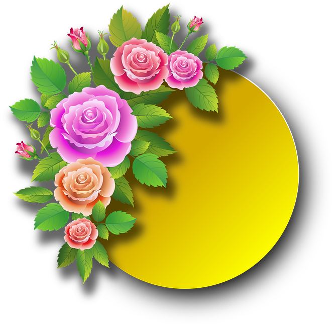 Fancy Bush Cliparts 6, - Rose (720x720)