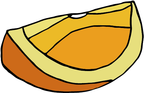 Orange Slice Icon - Icon (654x452)