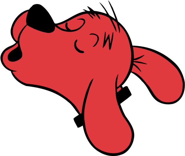 Clifford Stickers Messages Sticker-3 - Clifford Stickers Messages Sticker-3 (618x618)