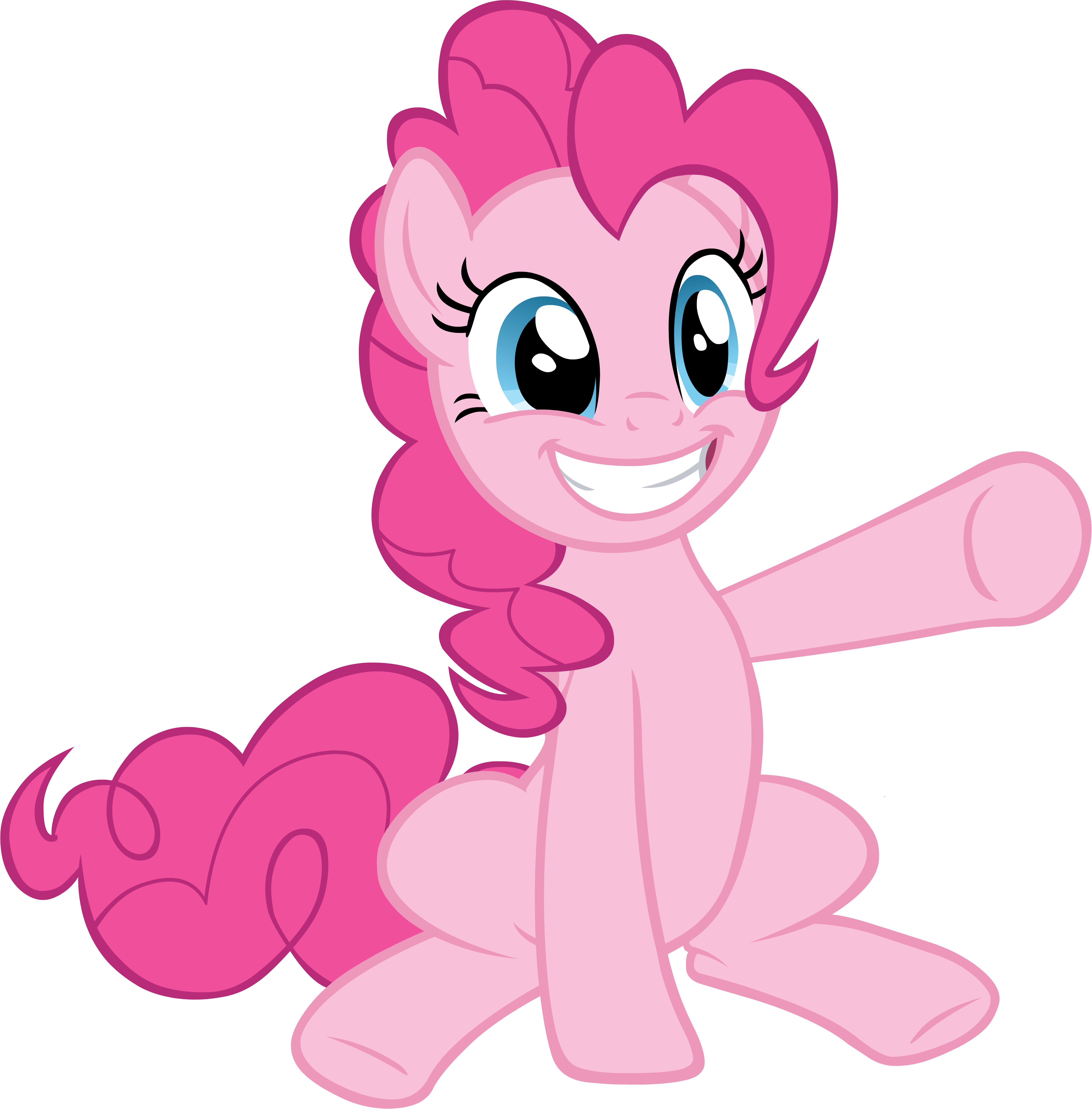 Pinkie Pie Ponytail - My Little Pony Pinkie Pie Hd (5501x5587)