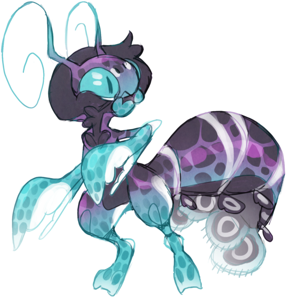 Mantifae Colored Sketch By Shegoran - Cartoon (600x616)