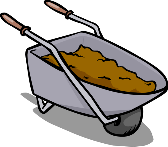 Wheelbarrow Sprite 004 - Wheelbarrow Sprite 004 (548x480)