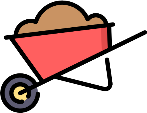 Wheelbarrow Free Icon - Wheelbarrow Free Icon (512x512)
