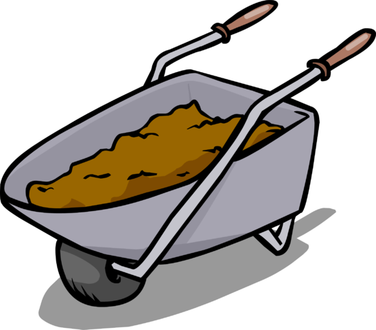 Wheelbarrow Sprite 006 - Wheelbarrow Sprite 006 (548x480)