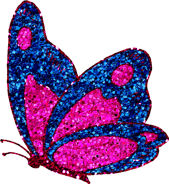 Glitter Butterfly 05 Png By Clipartcotttage - Glitter Butterfly (731x781)