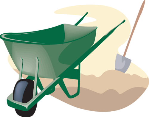 Wheelbarrows - Wheelbarrow (500x393)