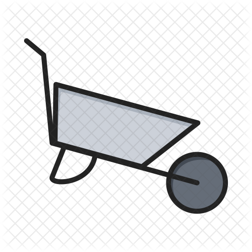 Wheelbarrow Icon - Construction (512x512)