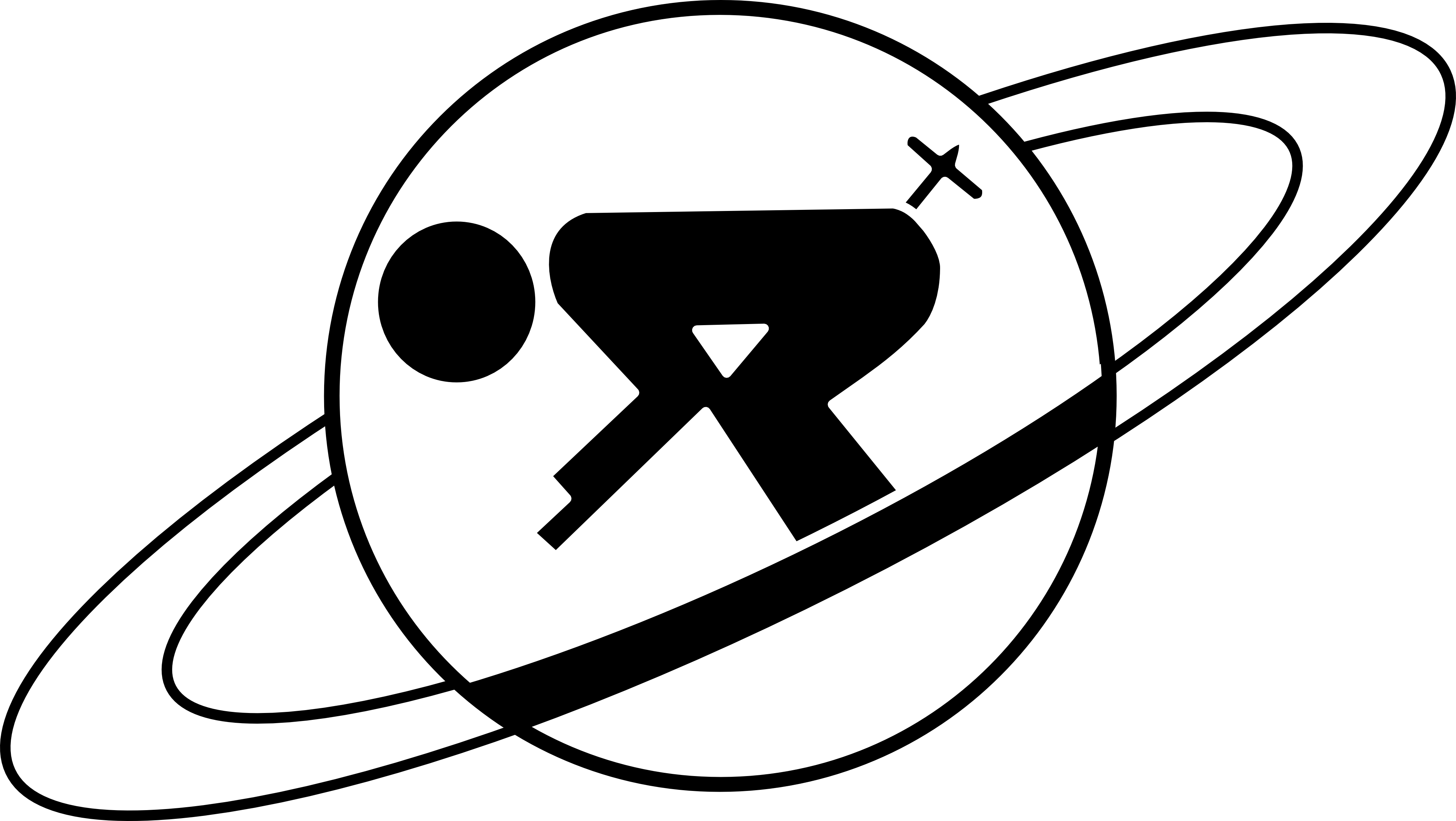 Lewis Ski Club Logo, White With Black [png] - Ski Logos (4016x2265)