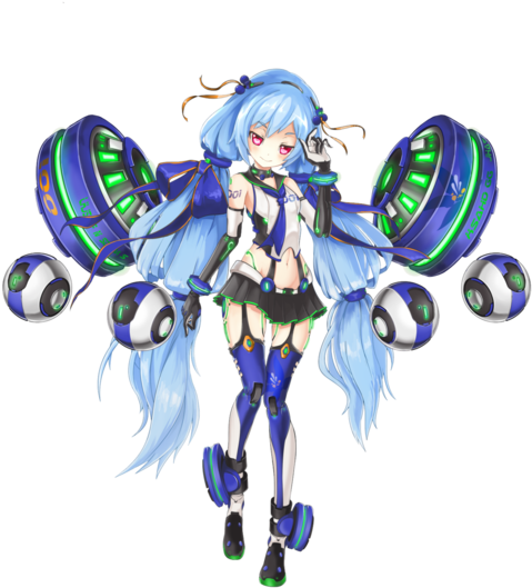 Anime Girl, Kawaii, And Mecha Image - Mecha Girls Animes (500x571)