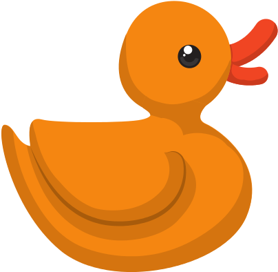 Rubber Duck Illustration - Vector Graphics (550x550)