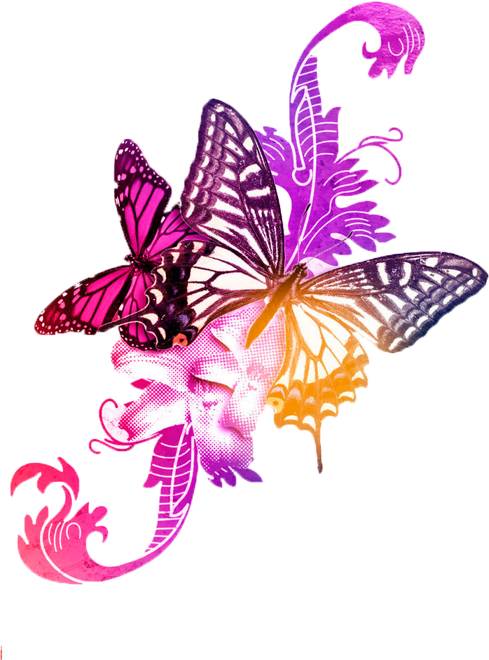 Monarch Butterfly Motif - Monarch Butterfly Motif (720x1017)
