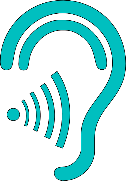 Hearing Clipart - Hearing Clipart (414x595)