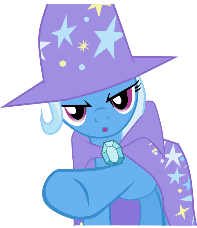 Trixie Vector Test - Mlp Trixie Pointing (645x744)
