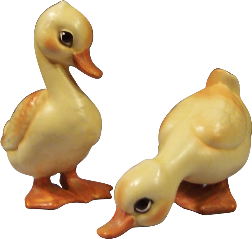 Vintage Easter Lefton Baby Ducks Ducklings H6981 From - Figurine (811x811)