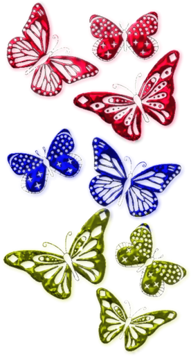 Metallic Butterfly Group By Bubblegum73 On Deviantart - Clip Art (600x600)
