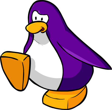 Enter Image Description Here - Club Penguin Purple Penguin (475x464)