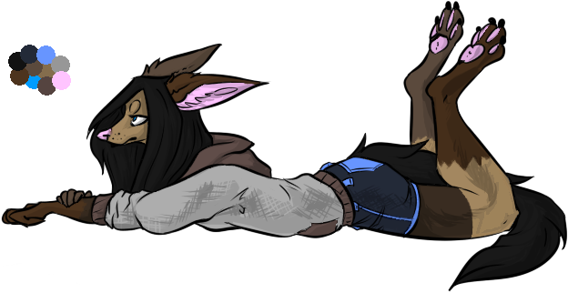 Free Anthro Chatland Pose By Thebikittensoftoday - Cartoon (656x324)