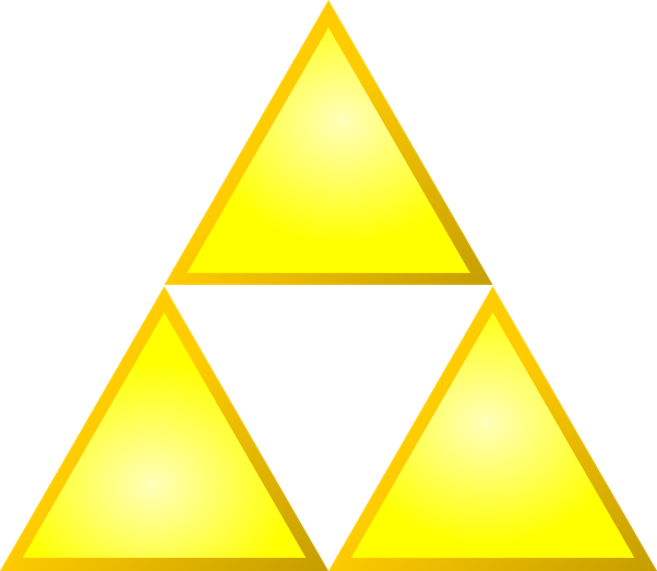 8) Why You Should Care About The Nes And Snes Classic - Zelda Triforce Png (602x523)