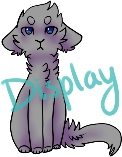 Sitting Cat Chatlands Pose P2u By Castiiian - Cartoon (423x542)