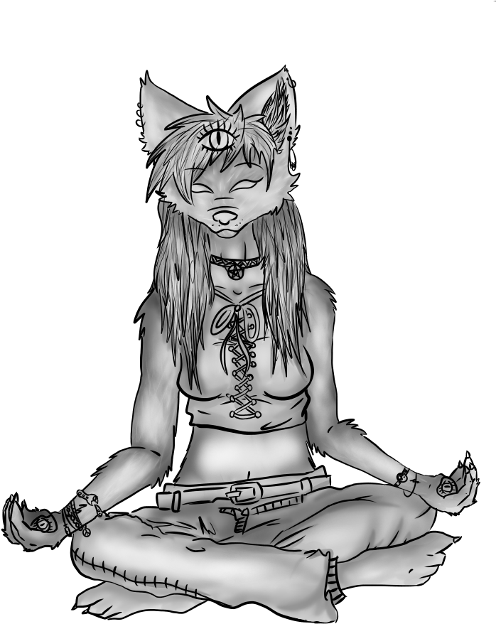 Free Hippie Wolfhome Pose For All Chatlands By Kusundree - Illustration (720x960)