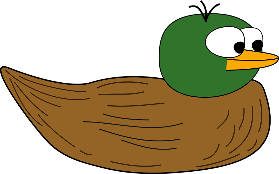Baby Duck Clipart 20, - Cartoon Duck Png (960x598)