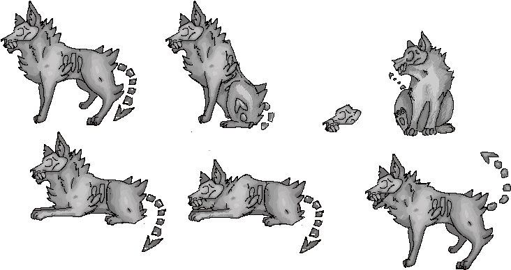 Barktocus Free Chatlands Poses By Dusk Teh Wolf - Wolf Poses Free (794x427)