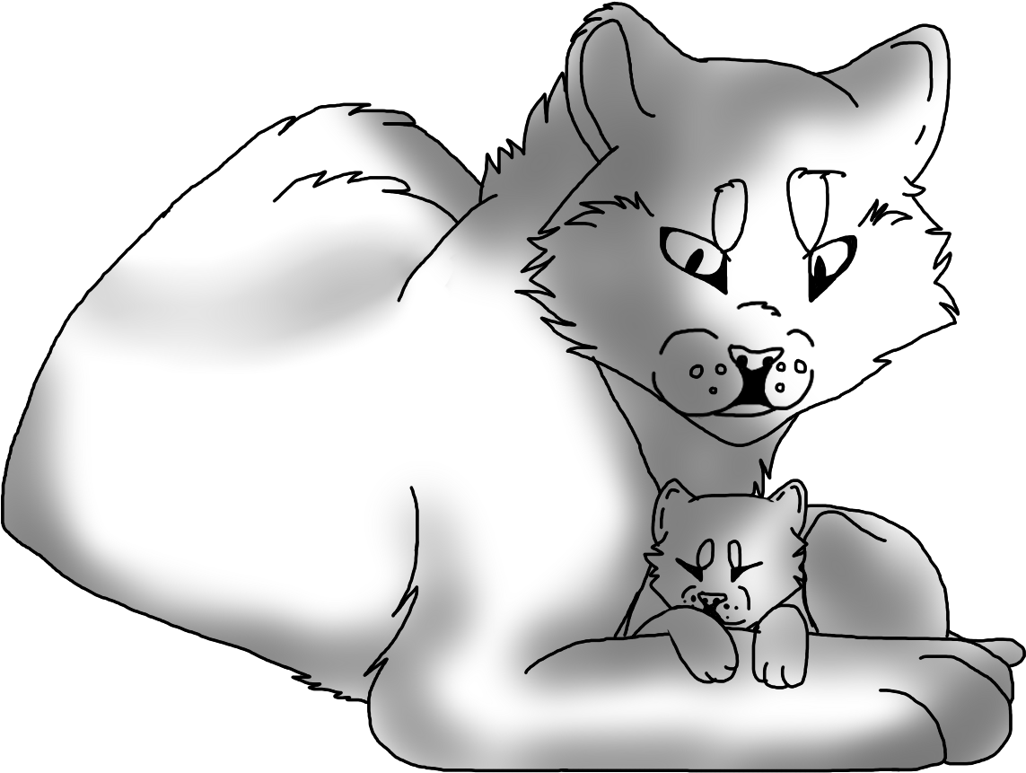 Free Chatlands Cub Cuddle Pose By Urureii - Cartoon (1501x1421)
