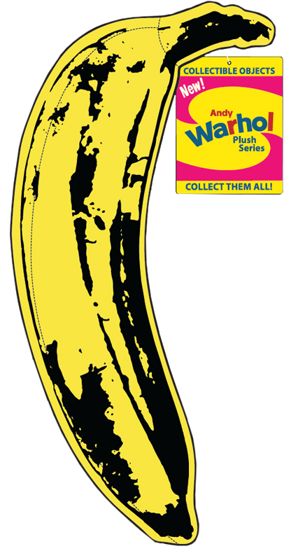 Banana Medium 10” Plush - Andy Warhol (406x787)