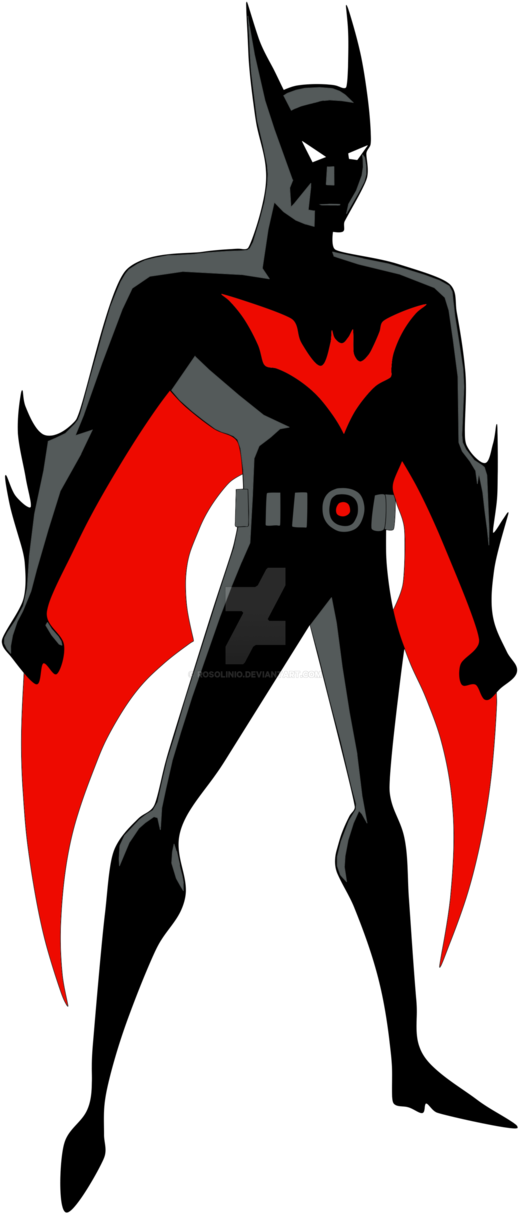 Jlu Style By Rosolinio - Batman From The Future (623x1280)