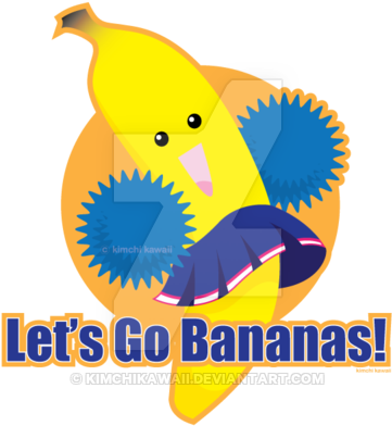 Let's Go Bananas By Kimchikawaii - Illustration (400x400)