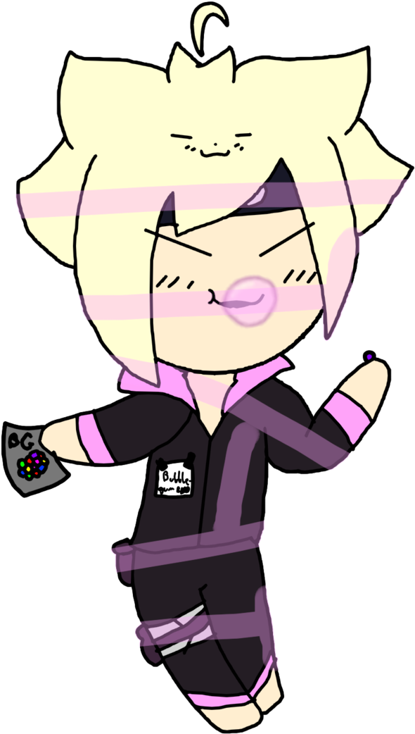 Bubblegum Boruto By Itoastedatoaster - Cartoon (739x1082)