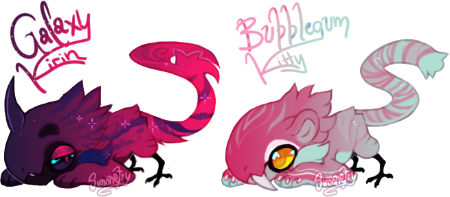 Galaxy And Bubblegum Jrs Auction - Dragon (655x287)
