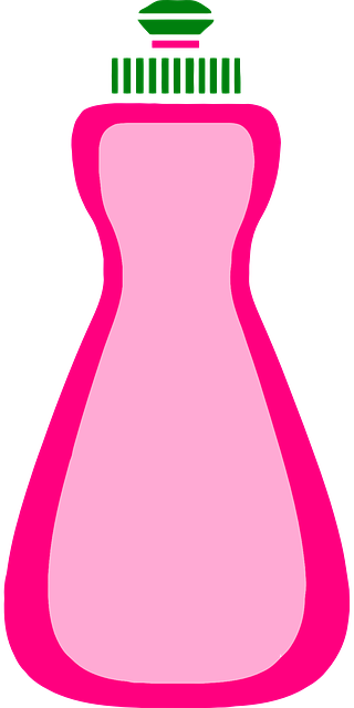 1/2 Teaspoon Liquid Dishwashing Detergent - Dish Soap Clipart (320x640)