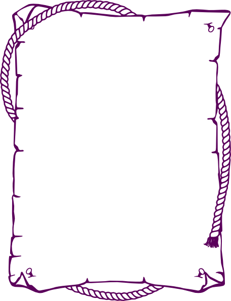 Purple Western Border Clip Art At Clipart Library - Border Clip Art (456x593)