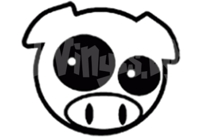 Jdm Happy Pig Boy Vinyl Sticker - Subaru Pig Sticker (600x533)