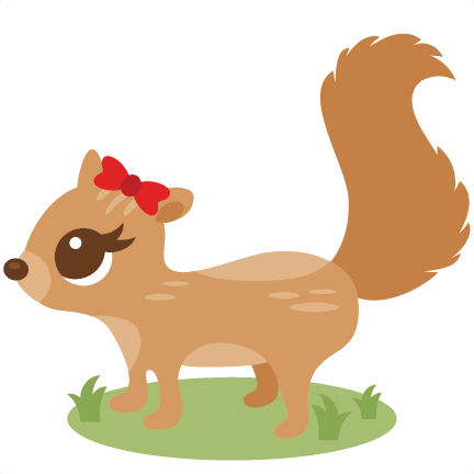 Girl Squirrel - 2016 - 07 - - Female Squirrel Clipart (432x432)