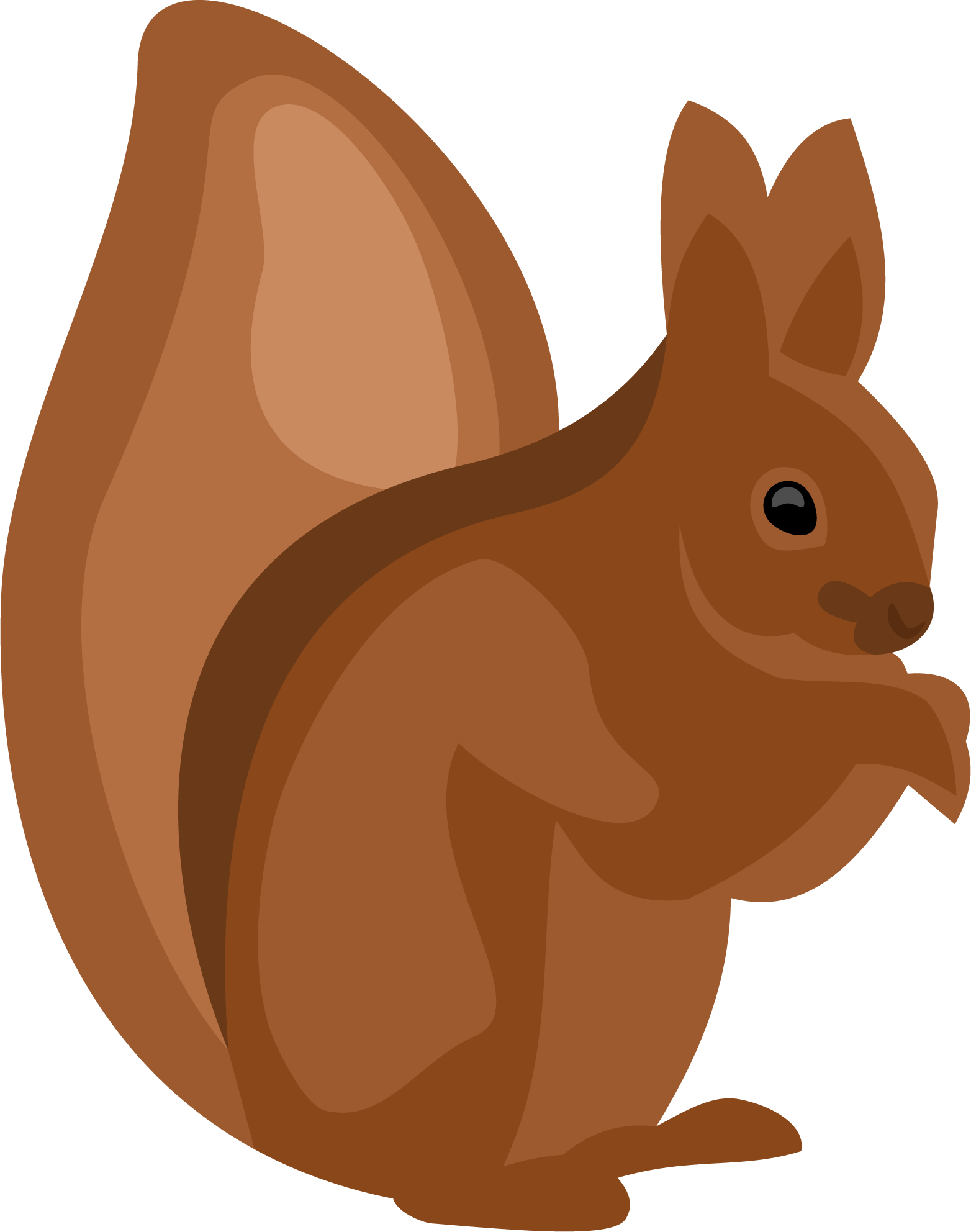 Squirrel Chipmunk Domestic Rabbit Cartoon - Squirrel Chipmunk Domestic Rabbit Cartoon (1564x1984)